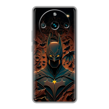 Силиконовый чехол на Realme 11 Pro Plus с принтом Batman Бэтмен