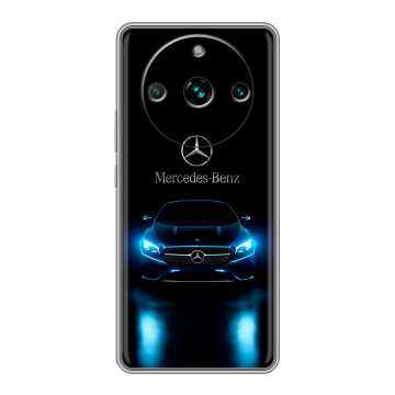Силиконовый чехол на Realme 11 Pro Plus с принтом Mercedes Мерседес Силиконовый чехол на Realme 11 Pro Plus с принтом Mercedes Мерседес