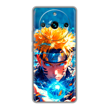 Силиконовый чехол на Realme 11 Pro Plus с принтом Аниме Наруто Naruto