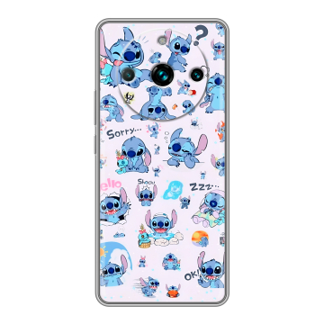 Силиконовый чехол на Realme 11 Pro Plus с принтом Лило и Стич Силиконовый чехол на Realme 11 Pro Plus с принтом Лило и Стич