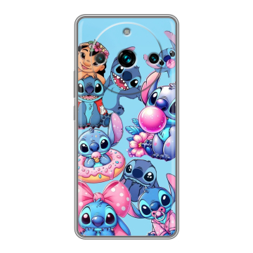 Силиконовый чехол на Realme 11 Pro Plus с принтом Лило и Стич Силиконовый чехол на Realme 11 Pro Plus с принтом Лило и Стич