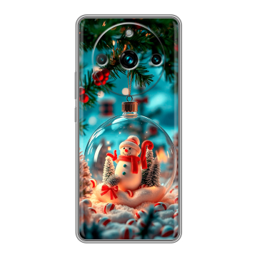 Силиконовый чехол на Realme 11 Pro Plus с принтом Новый год