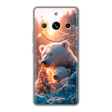 Силиконовый чехол на Realme 11 Pro Plus с принтом Новый год Силиконовый чехол на Realme 11 Pro Plus с принтом Новый год