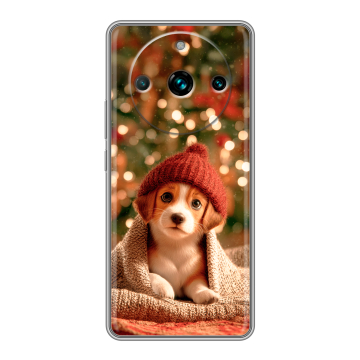 Силиконовый чехол на Realme 11 Pro Plus с принтом Новый год Силиконовый чехол на Realme 11 Pro Plus с принтом Новый год