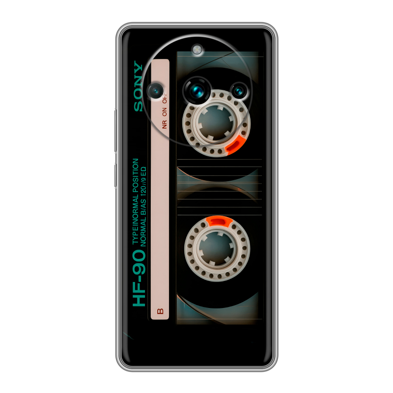 Силиконовый чехол на Realme 11 Pro Plus с принтом Кассета Силиконовый чехол на Realme 11 Pro Plus с принтом Кассета