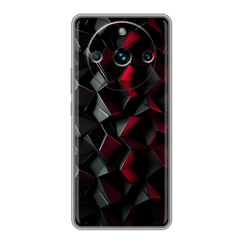 Силиконовый чехол на Realme 11 Pro Plus с принтом Абстракция Силиконовый чехол на Realme 11 Pro Plus с принтом Абстракция