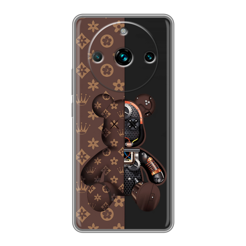 Силиконовый чехол на Realme 11 Pro Plus с принтом Луи робот Силиконовый чехол на Realme 11 Pro Plus с принтом Луи робот