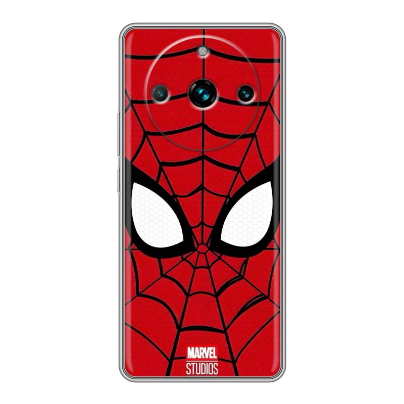 Силиконовый чехол на Realme 11 Pro Plus с принтом человек паук spiderman Силиконовый чехол на Realme 11 Pro Plus с принтом человек паук spiderman