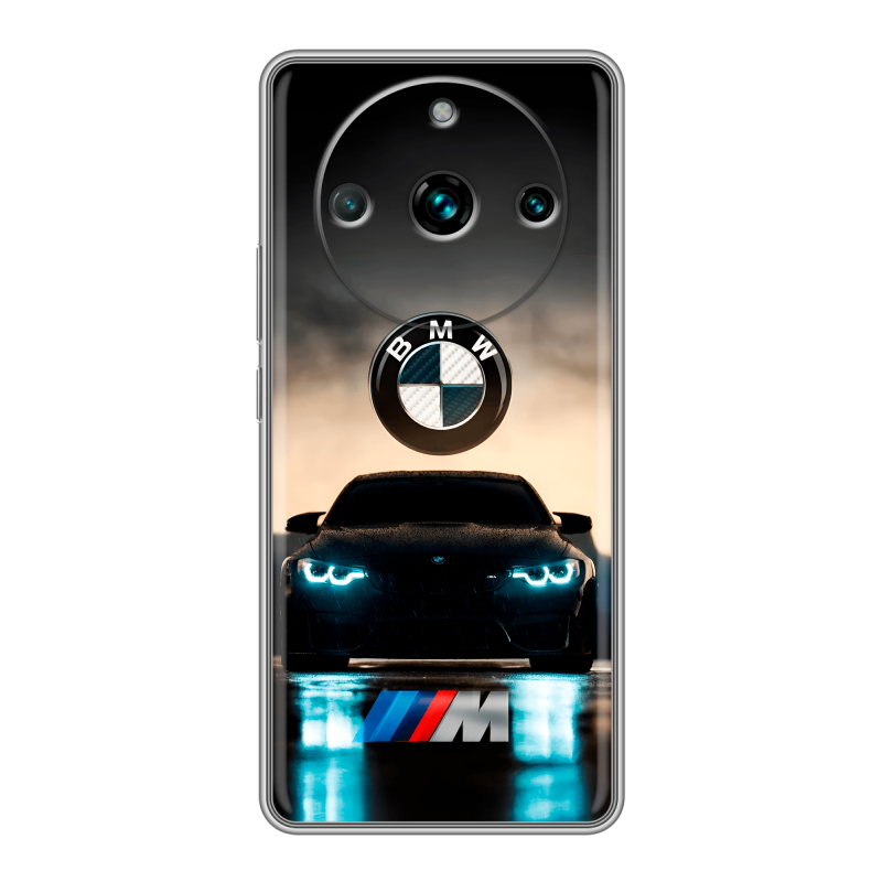 Силиконовый чехол на Realme 11 Pro Plus с принтом БМВ BMW Силиконовый чехол на Realme 11 Pro Plus с принтом БМВ BMW