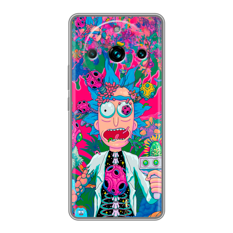 Силиконовый чехол на Realme 11 Pro Plus с принтом Рик и Морти Rick Morty Силиконовый чехол на Realme 11 Pro Plus с принтом Рик и Морти Rick Morty