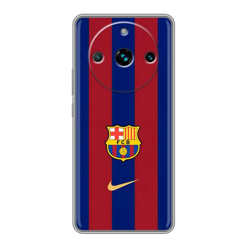 Силиконовый чехол на Realme 11 Pro Plus с принтом Барселона Barcelona Силиконовый чехол на Realme 11 Pro Plus с принтом Барселона Barcelona