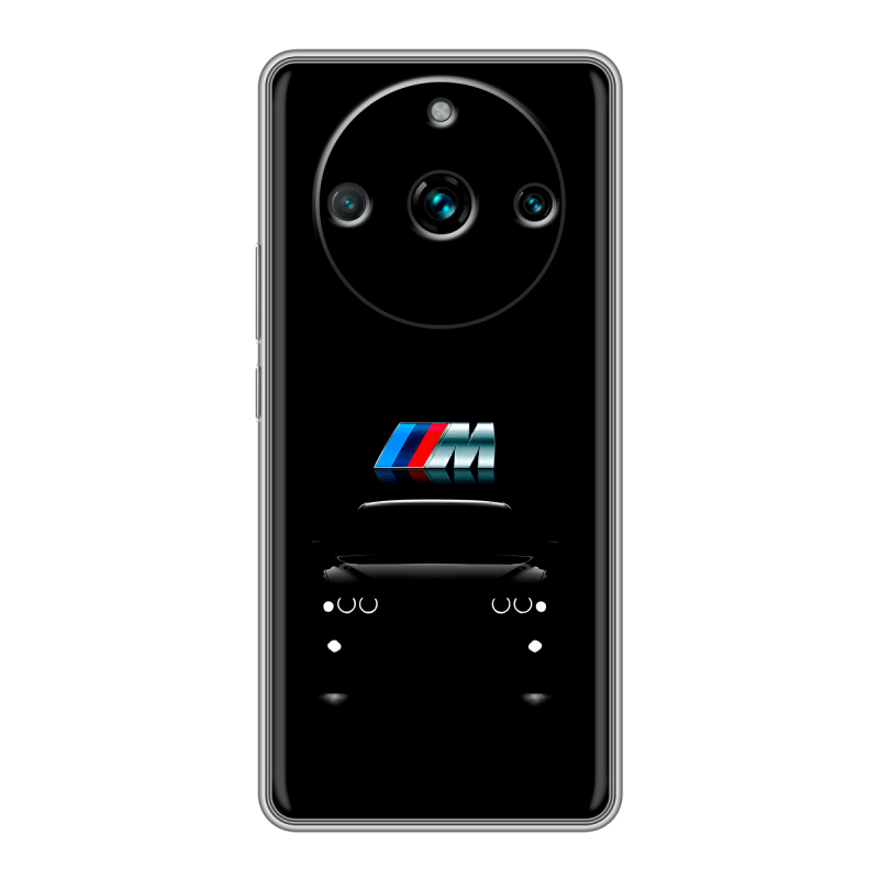 Силиконовый чехол на Realme 11 Pro Plus с принтом БМВ BMW Силиконовый чехол на Realme 11 Pro Plus с принтом БМВ BMW