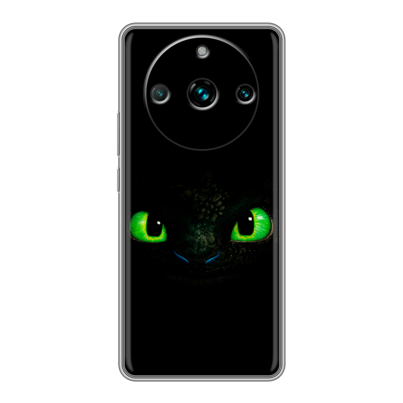 Силиконовый чехол на Realme 11 Pro Plus с принтом Как приручить дракона Силиконовый чехол на Realme 11 Pro Plus с принтом Как приручить дракона
