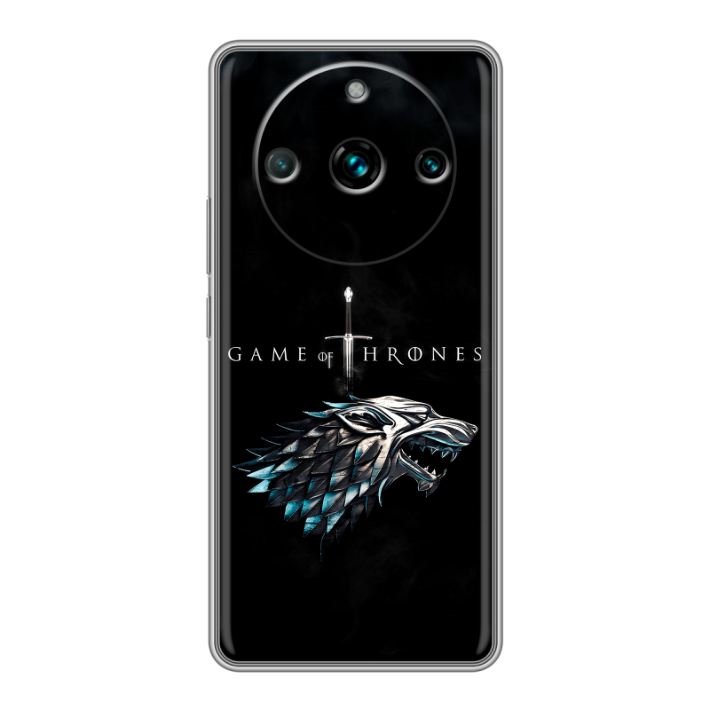 Силиконовый противоударный чехол на Realme 11 Pro Plus с принтом Игра Престолов Game Thrones Силиконовый противоударный чехол на Realme 11 Pro Plus с принтом Игра Престолов Game Thrones