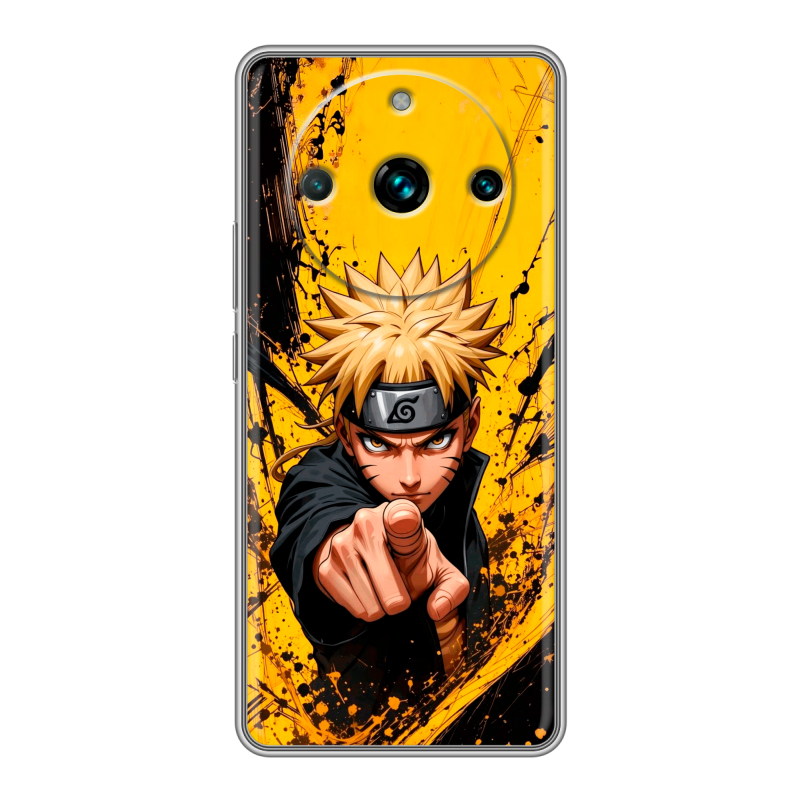 Силиконовый чехол на Realme 11 Pro Plus с принтом Naruto Наруто Силиконовый чехол на Realme 11 Pro Plus с принтом Naruto Наруто