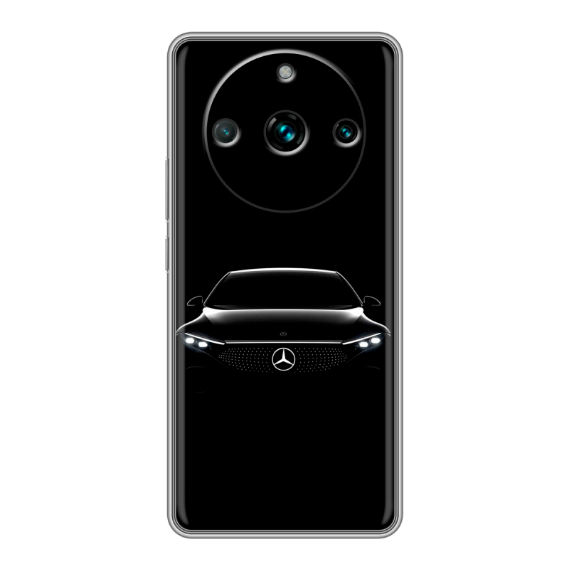 Силиконовый противоударный чехол на Realme 11 Pro Plus с принтом Mercedes Мерседес Силиконовый противоударный чехол на Realme 11 Pro Plus с принтом Mercedes Мерседес