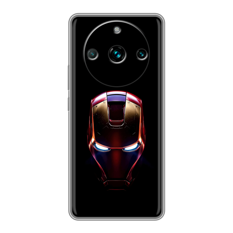 Силиконовый чехол на Realme 11 Pro Plus с принтом IronMan Железный человек Силиконовый чехол на Realme 11 Pro Plus с принтом IronMan Железный человек