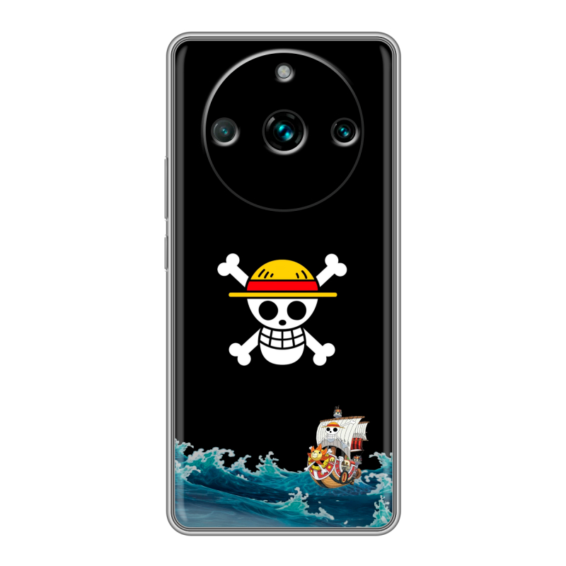 Силиконовый противоударный чехол на Realme 11 Pro Plus с принтом One Piece Ван Пис Силиконовый противоударный чехол на Realme 11 Pro Plus с принтом One Piece Ван Пис