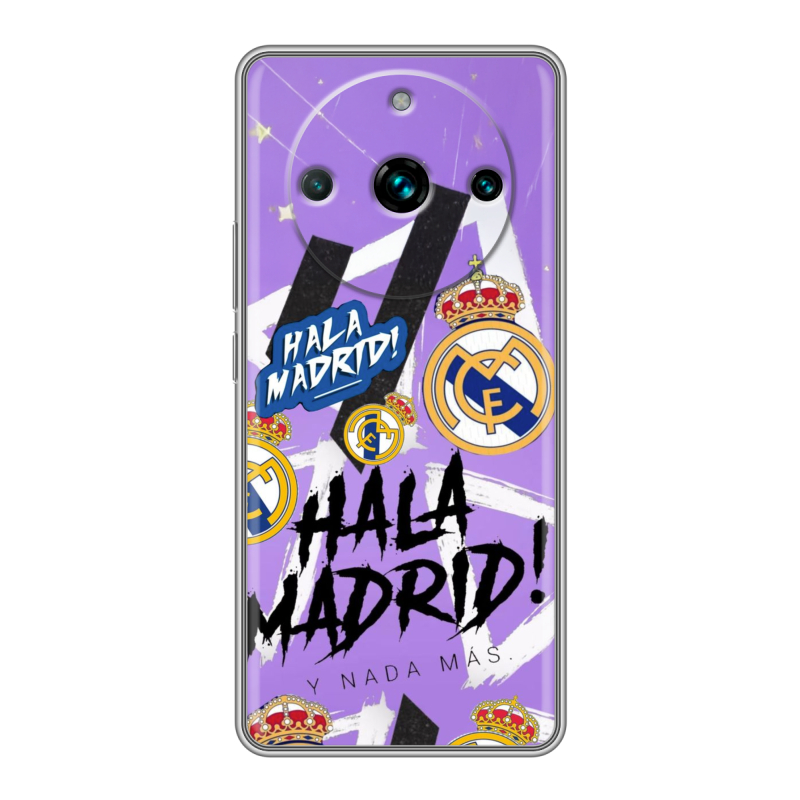 Силиконовый чехол на Realme 11 Pro Plus с принтом Real Madrid Реал Мадрид Силиконовый чехол на Realme 11 Pro Plus с принтом Real Madrid Реал Мадрид