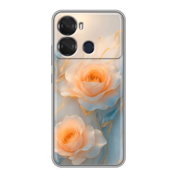 Силиконовый чехол на Itel P40 с принтом Женский Силиконовый чехол на Itel P40 с принтом Женский