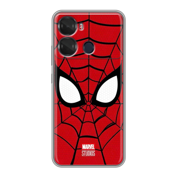 Силиконовый чехол на Itel P40 с принтом человек паук spiderman Силиконовый чехол на Itel P40 с принтом человек паук spiderman