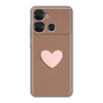 Силиконовый чехол на Itel P40 с принтом женский