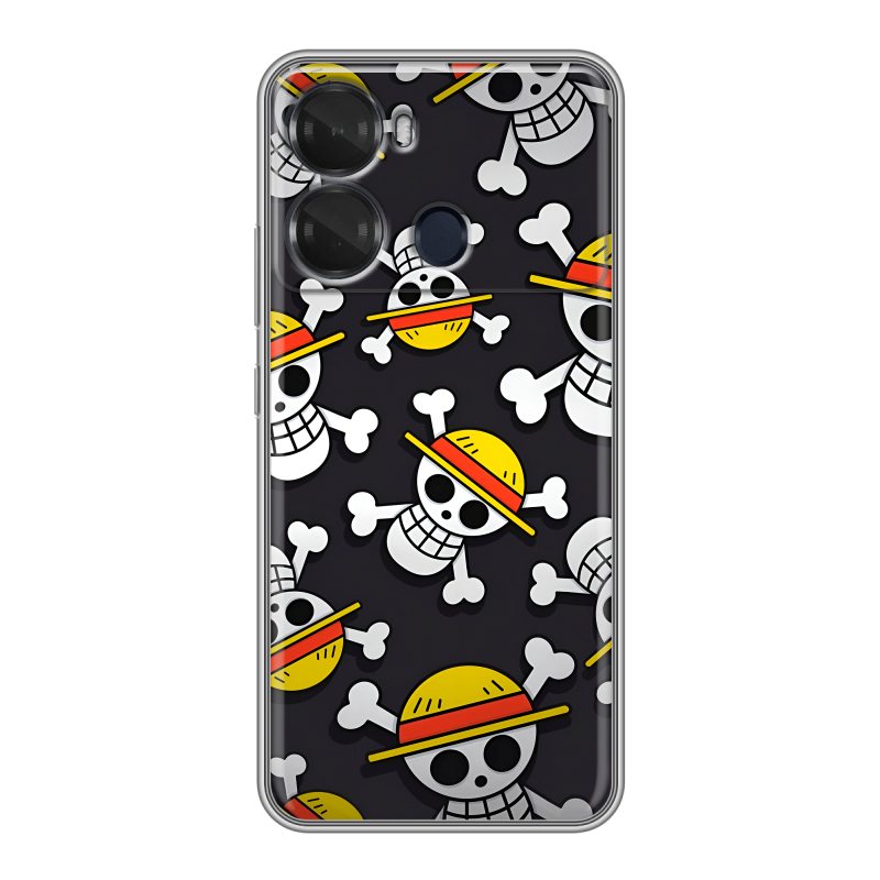 Силиконовый чехол на Itel P40 с принтом One Piece Ван Пис Силиконовый чехол на Itel P40 с принтом One Piece Ван Пис