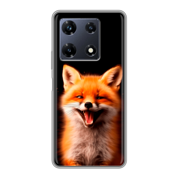 Силиконовый чехол на Infinix Note 30 Pro с принтом Лиса