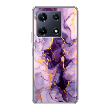 Силиконовый чехол на Infinix Note 30 Pro с принтом Мрамор