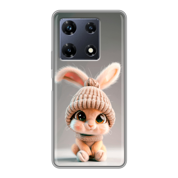Силиконовый чехол на Infinix Note 30 Pro с принтом Кролик