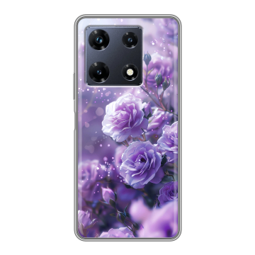 Силиконовый чехол на Infinix Note 30 Pro с принтом Розы цветы