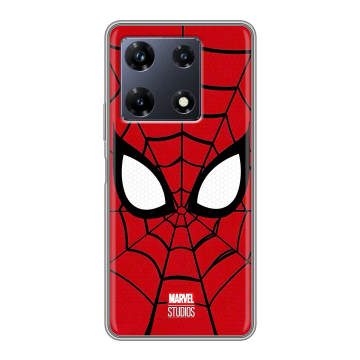 Силиконовый чехол на Infinix Note 30 Pro с принтом человек паук spiderman