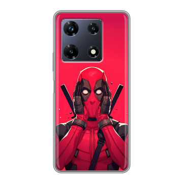 Силиконовый чехол на Infinix Note 30 Pro с принтом Дедпул Deadpool