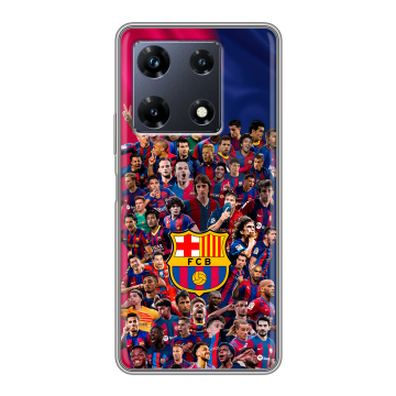 Силиконовый чехол на Infinix Note 30 Pro с принтом Барселона Barcelona Силиконовый чехол на Infinix Note 30 Pro с принтом Барселона Barcelona