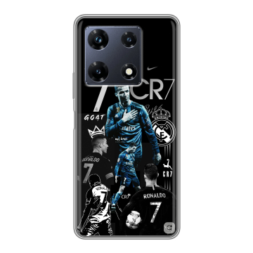 Силиконовый чехол на Infinix Note 30 Pro с принтом Реал Роналдо Силиконовый чехол на Infinix Note 30 Pro с принтом Реал Роналдо