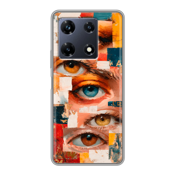 Силиконовый чехол на Infinix Note 30 Pro с принтом Модный принт Силиконовый чехол на Infinix Note 30 Pro с принтом Модный принт