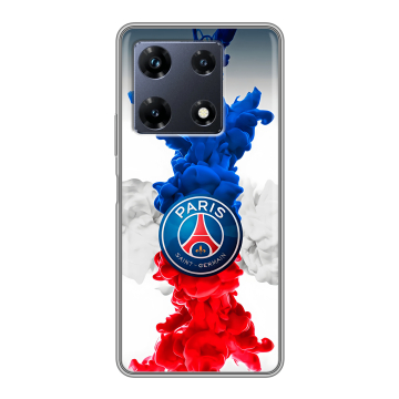 Силиконовый чехол на Infinix Note 30 Pro с принтом PSG ПСЖ Силиконовый чехол на Infinix Note 30 Pro с принтом PSG ПСЖ