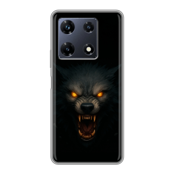 Силиконовый чехол на Infinix Note 30 Pro с принтом Волк Силиконовый чехол на Infinix Note 30 Pro с принтом Волк
