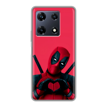 Силиконовый чехол на Infinix Note 30 Pro с принтом Дедпул Deadpool