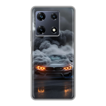 Силиконовый чехол на Infinix Note 30 Pro с принтом BMW БМВ