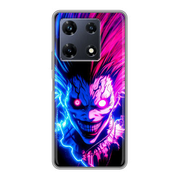 Силиконовый чехол на Infinix Note 30 Pro с принтом Death note Тетрадь смерти Силиконовый чехол на Infinix Note 30 Pro с принтом Death note Тетрадь смерти