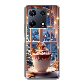Силиконовый чехол на Infinix Note 30 Pro с принтом Новый год Силиконовый чехол на Infinix Note 30 Pro с принтом Новый год