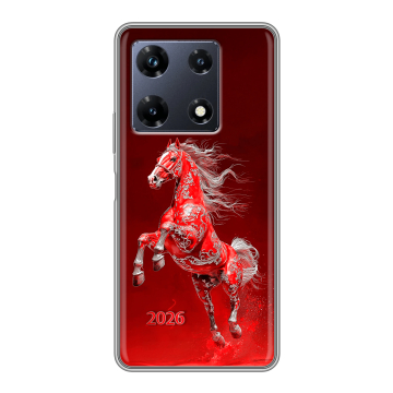 Силиконовый чехол на Infinix Note 30 Pro с принтом Новый год Силиконовый чехол на Infinix Note 30 Pro с принтом Новый год