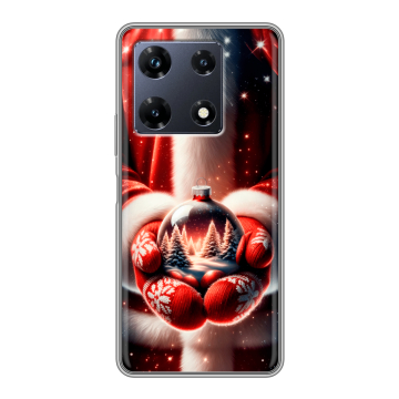 Силиконовый чехол на Infinix Note 30 Pro с принтом Новый год Силиконовый чехол на Infinix Note 30 Pro с принтом Новый год