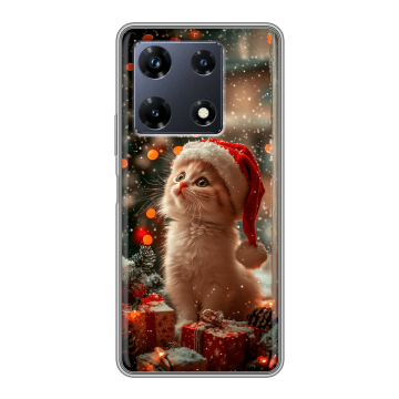 Силиконовый чехол на Infinix Note 30 Pro с принтом Новый год Силиконовый чехол на Infinix Note 30 Pro с принтом Новый год