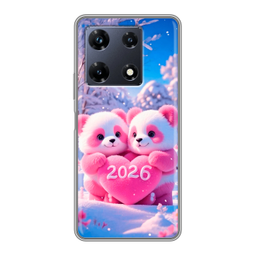 Силиконовый чехол на Infinix Note 30 Pro с принтом Новый год Силиконовый чехол на Infinix Note 30 Pro с принтом Новый год