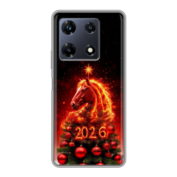Силиконовый чехол на Infinix Note 30 Pro с принтом Новый год Силиконовый чехол на Infinix Note 30 Pro с принтом Новый год