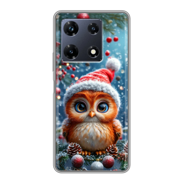 Силиконовый чехол на Infinix Note 30 Pro с принтом Новый год