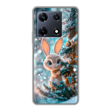 Силиконовый чехол на Infinix Note 30 Pro с принтом Новый год