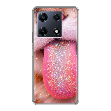 Силиконовый чехол на Infinix Note 30 Pro с принтом для девочек Силиконовый чехол на Infinix Note 30 Pro с принтом для девочек